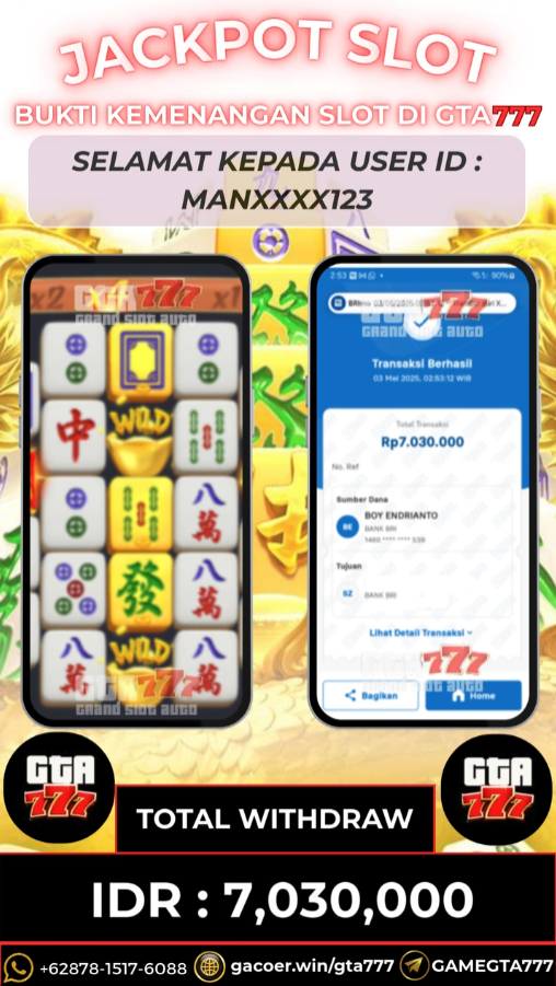 Kemenangan Mahjong Ways Hingga 7 Juta