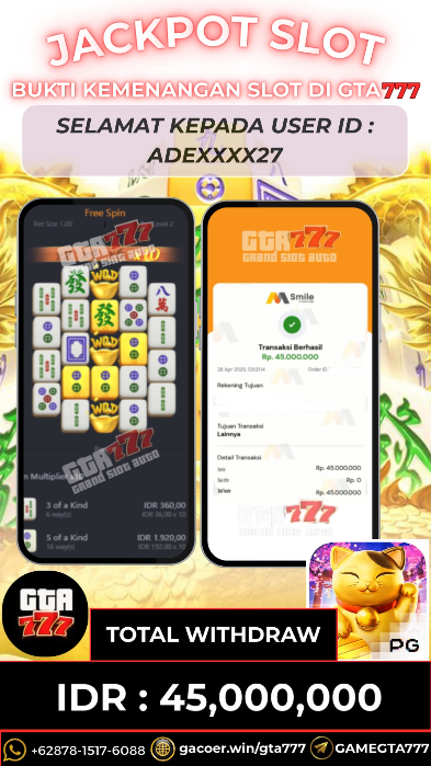 Kemenangan Mahjong Ways 2 & Lucky Neko Hingga 45 Juta