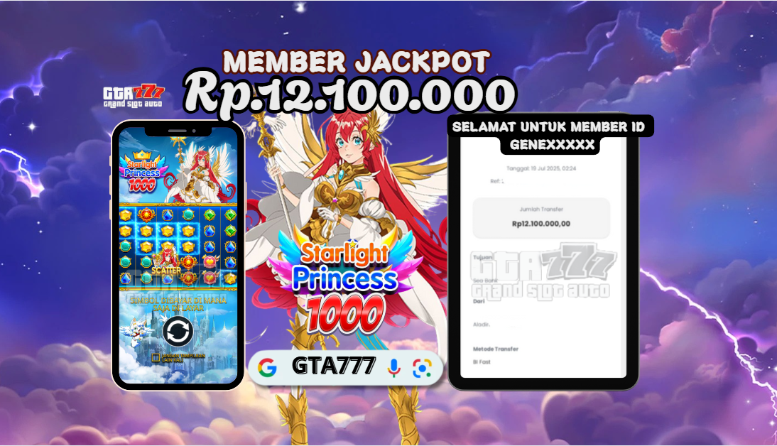 BUKTI KEMENANGAN MEMBER JACKPOT RP. 12 JUTA ( PRAGMATIC PLAY )