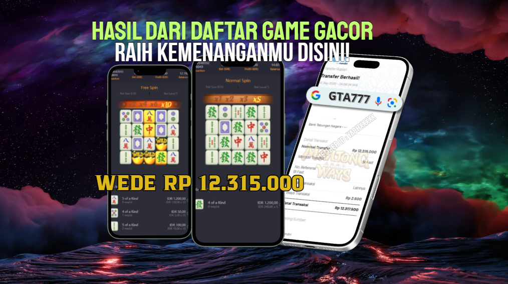 BUKTI KEMENANGAN MEMBER JACKPOT RP. 12 JUTA ( PG SOFT )