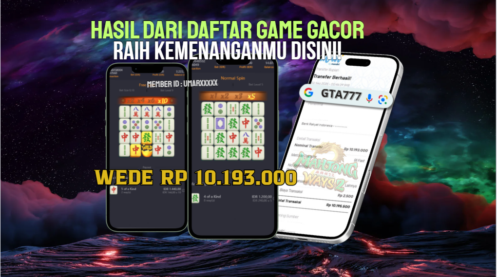 BUKTI KEMENANGAN MEMBER JACKPOT RP. 10 JUTA -  PG SOFT