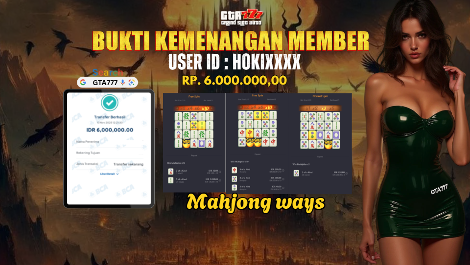 BUKTI KEMENANGAN DI BAYAR LUNAS RP. 6.000.000