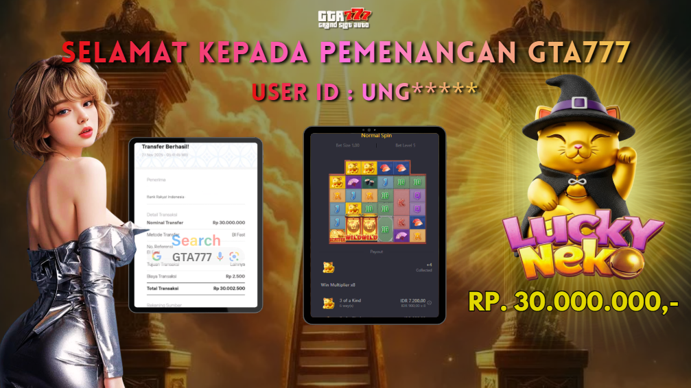 BUKTI KEMENANGAN DI BAYAR LUNAS RP. 30.000.000