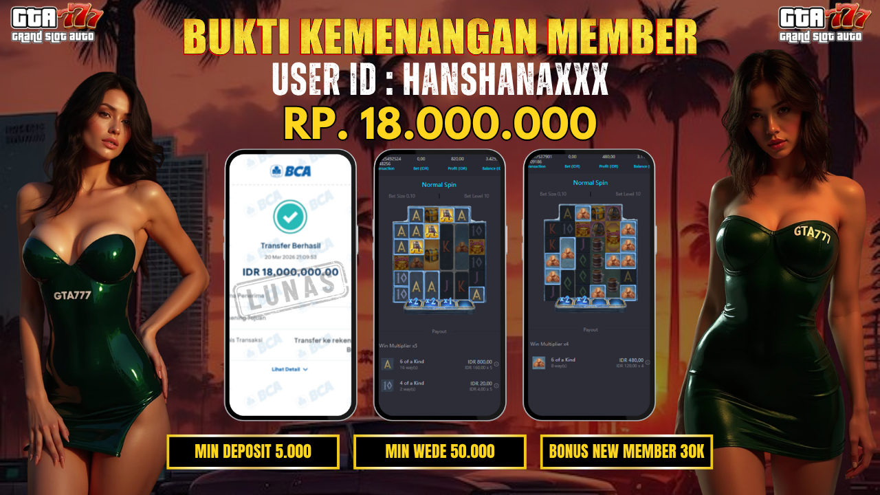 BUKTI KEMENANGAN DI BAYAR LUNAS RP. 18.000.000